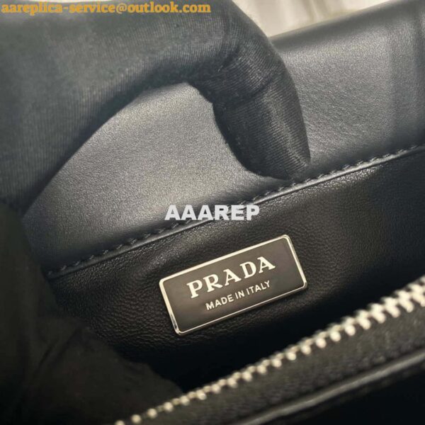 Replica Prada 1BA368 Leather mini-bag Bag Black 11