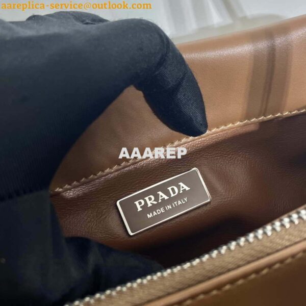 Replica Prada 1BA368 Leather mini-bag Bag Brown 10