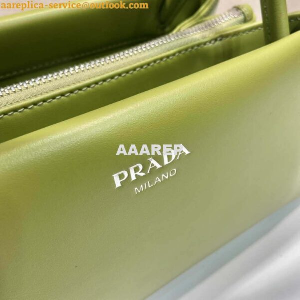 Replica Prada 1BA368 Leather mini-bag Bag Green 6