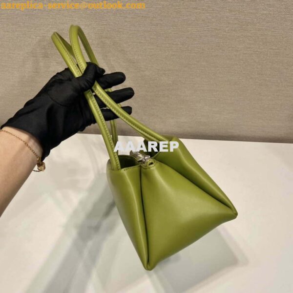 Replica Prada 1BA368 Leather mini-bag Bag Green 7