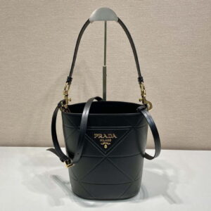 Replica Prada 1BA380 Small Saffiano Leather Prada Bucket Bag