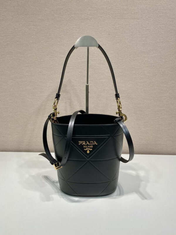 Replica Prada 1BA380 Small Saffiano Leather Prada Bucket Bag 3