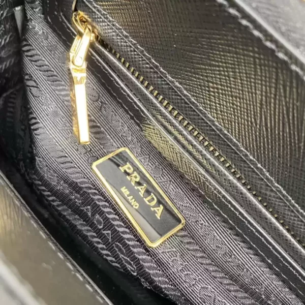 Replica Prada 1BA906 Prada Galleria Saffiano leather mini-bag Black 10