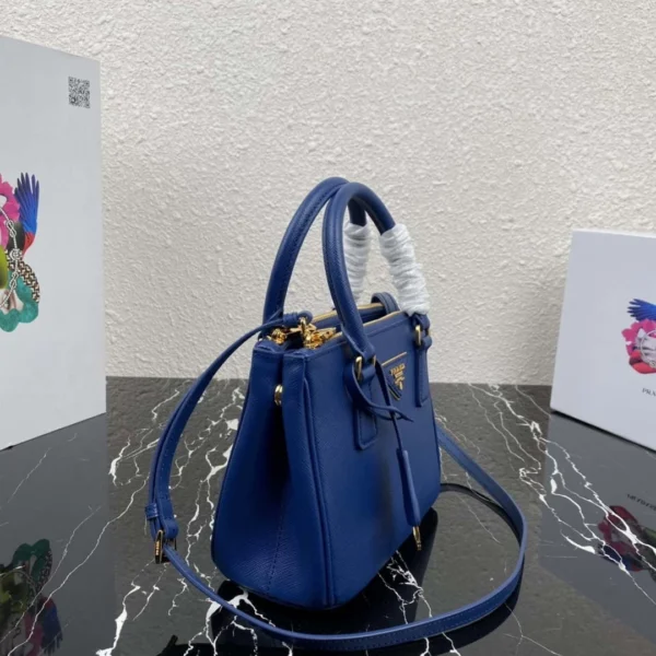 Replica Prada 1BA906 Prada Galleria Saffiano leather mini-bag Blue 3