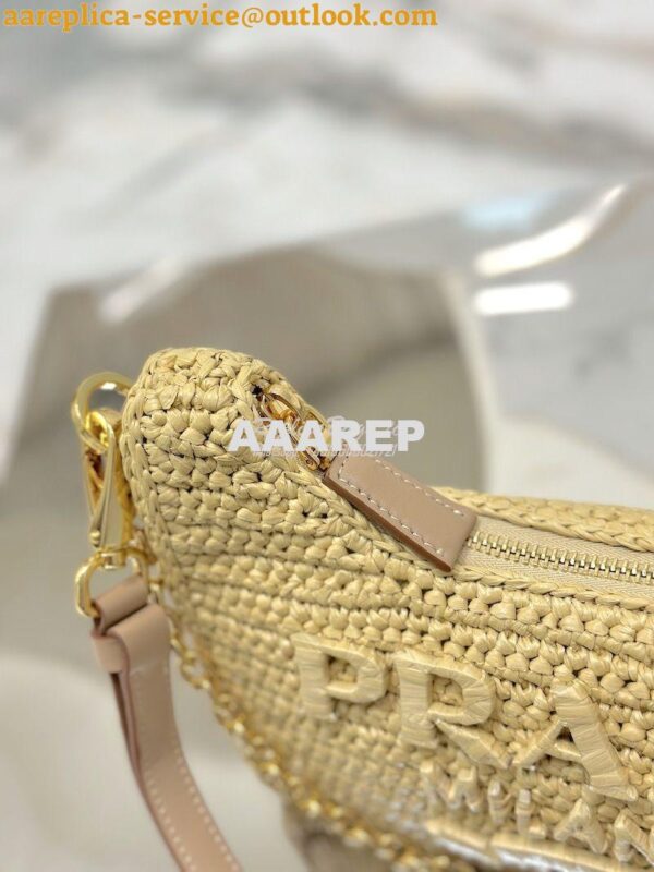 Replica Prada Re-Edition Crochet Mini-bag Raffia 1BC204 17