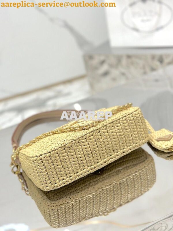 Replica Prada Re-Edition Crochet Mini-bag Raffia 1BC204 18