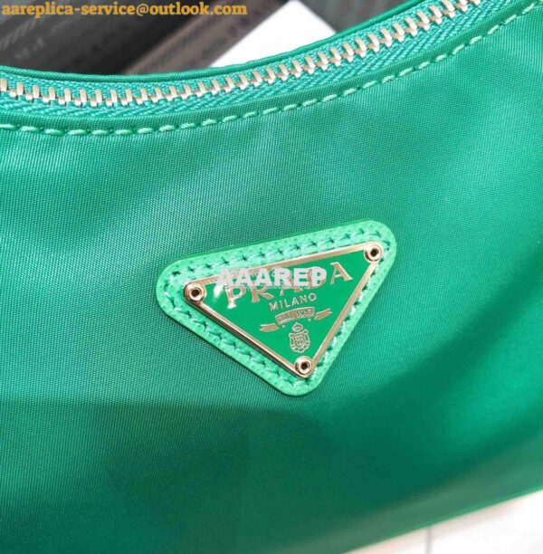 Replica Prada Re-Edition Nylon Multi-Pochette Bag 1BH204 Green 7