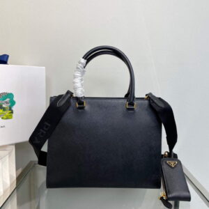 Replica Prada 1BA337 Medium Saffiano leather handbag Black