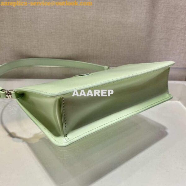 Replica Prada 1BC155 Saffiano leather mini bag Green 8