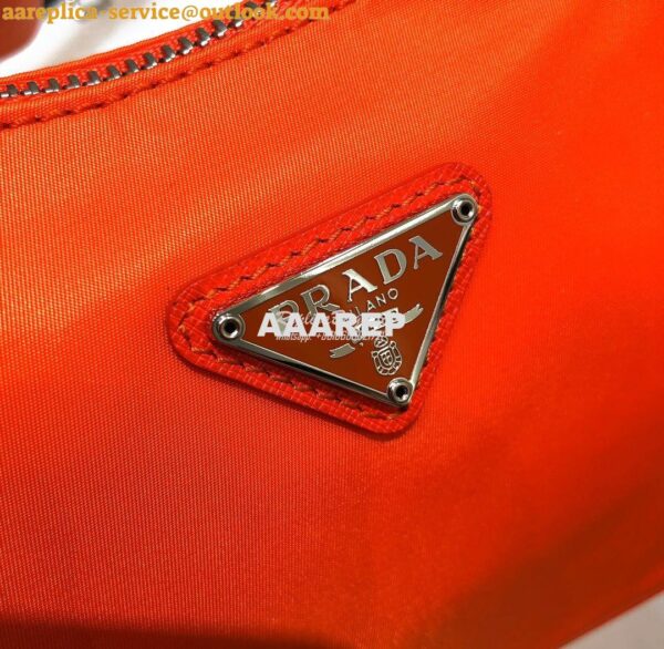 Replica Prada Re-Edition Nylon Multi-Pochette Bag 1BH204 Orange 7