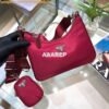 Replica Prada Re-Edition Nylon Multi-Pochette Bag 1BH204 Red