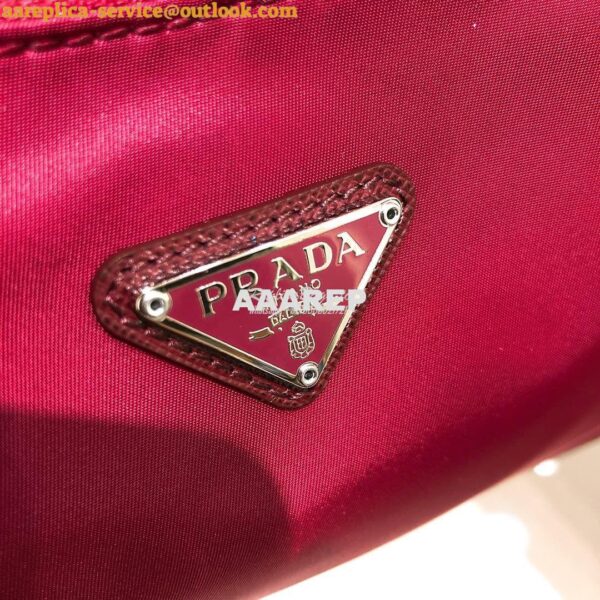 Replica Prada Re-Edition Nylon Multi-Pochette Bag 1BH204 Wine 9