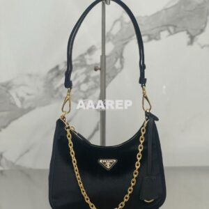 Replica Prada Re-Edition velvet mini-bag 1BC204