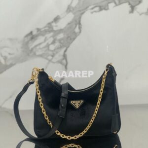 Replica Prada Re-Edition velvet mini-bag 1BC204 2