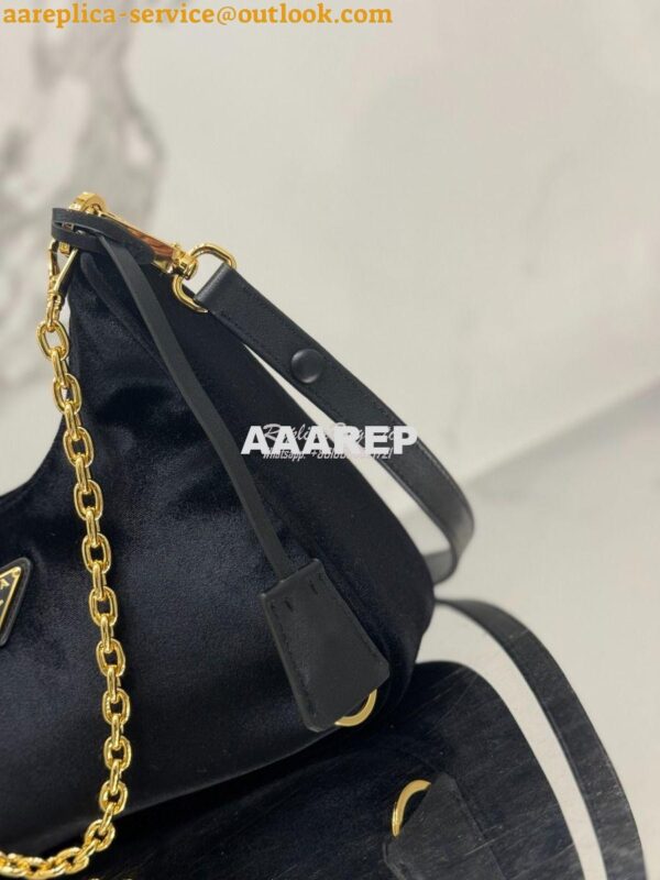 Replica Prada Re-Edition velvet mini-bag 1BC204 10