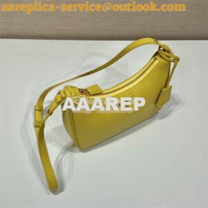 Replica Prada Re-Edition Yellow Saffiano leather mini-bag with adjusta 2