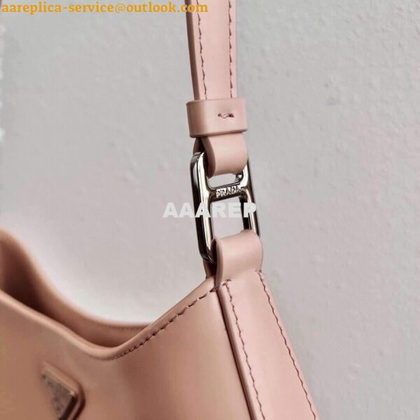 Replica Prada 1BC499 Prada Cleo Brushed Leather Shoulder Bag in Pink 7