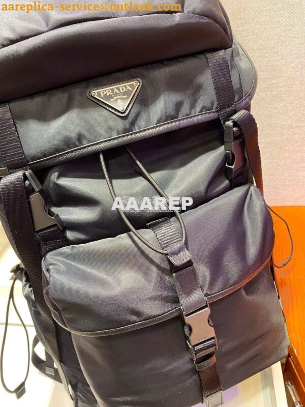 Replica Prada Re-nylon And Saffiano Leather Backpack 2VZ079 9