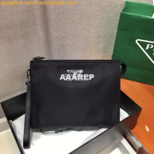 Replica Prada Re-Nylon and Saffiano leather necessaire 2