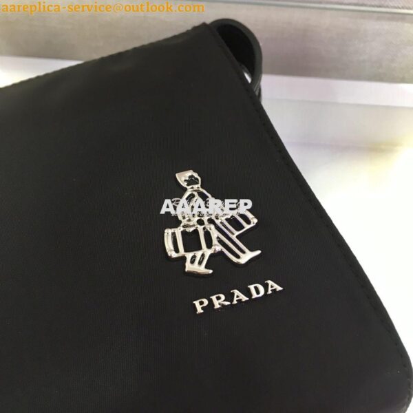 Replica Prada Re-Nylon and Saffiano leather necessaire 2 8