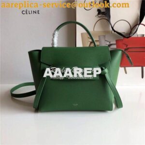 Replica Celine Belt Bag In Green Grained Calfskin 2 sizes