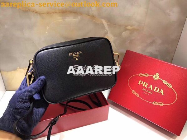 Replica Prada Saffiano Leather Camera Bag 1BH036 3