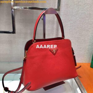 Replica Prada 1BA282 Medium Saffiano Leather Prada Matinee Bag Red 2