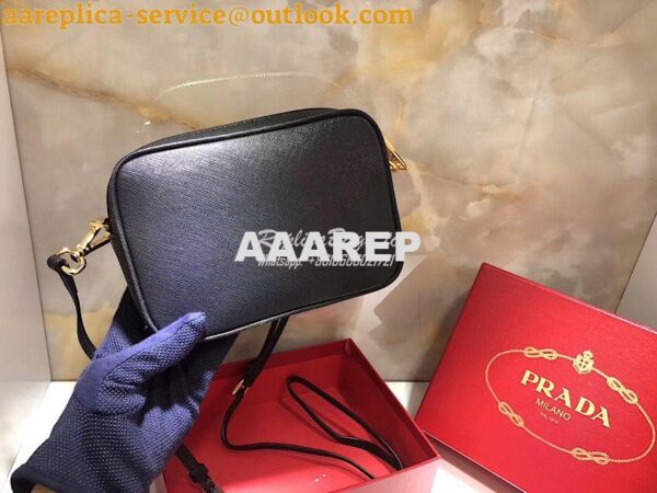 Replica Prada Saffiano Leather Camera Bag 1BH036 11