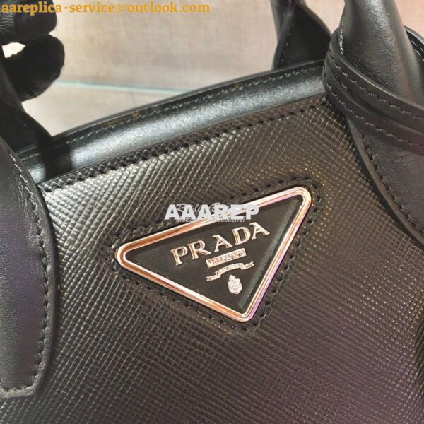 Replica Prada Saffiano Leather Handbag 1BA269 Black 8