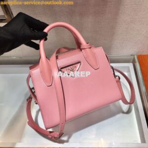 Replica Prada Saffiano Leather Handbag 1BA269 Pink 2