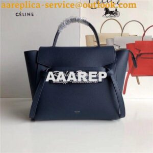 Replica Celine Belt Bag In Navy Grained Calfskin 2 sizes