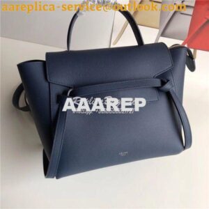 Replica Celine Belt Bag In Navy Grained Calfskin 2 sizes 2