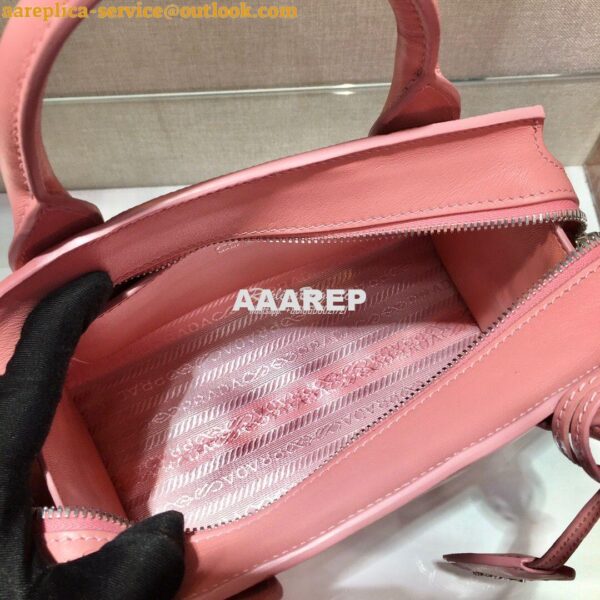 Replica Prada Saffiano Leather Handbag 1BA269 Pink 10