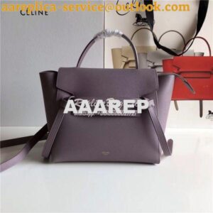 Replica Celine Belt Bag In Purple Grained Calfskin 2 sizes