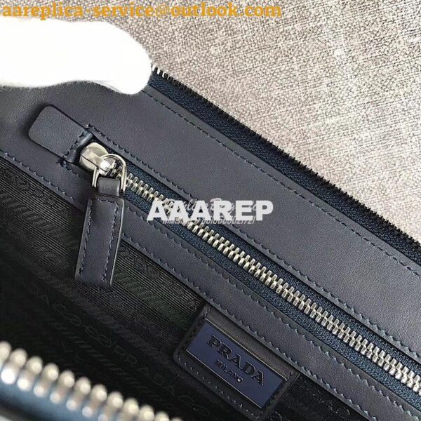 Replica Prada saffiano leather pouch 2VF056 8