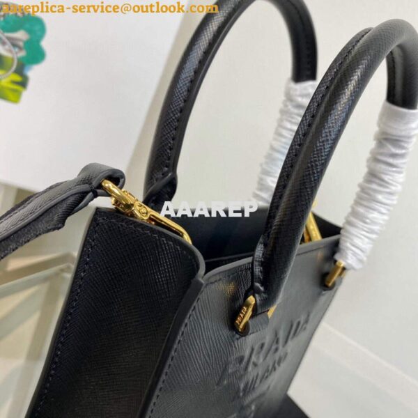 Replica Prada 1BA333 Small Saffiano leather handbag Black 7