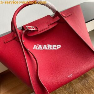 Replica Celine Big Bag In Supple Grained Calfskin 2 Sizes Red 182863