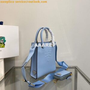 Replica Prada 1BA333 Small Saffiano leather handbag Blue