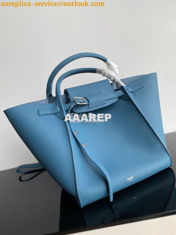 Replica Celine Big Bag In Supple Grained Calfskin 2 Sizes Slate Blue 1 5