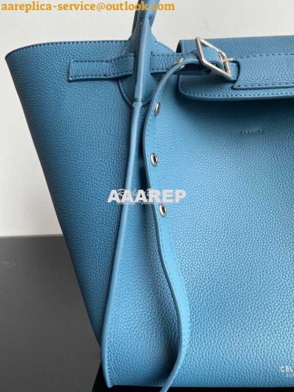 Replica Celine Big Bag In Supple Grained Calfskin 2 Sizes Slate Blue 1 6