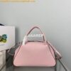 Replica Prada 1BA365 Medium leather handbag Alabaster Pink