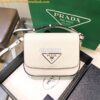 Replica Prada Saffiano Leather Shoulder Bag 1BD249 Pink