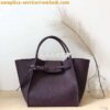 Replica Celine Big Bag Nano Bucket in Supple Grained Calfskin Army Gre 2