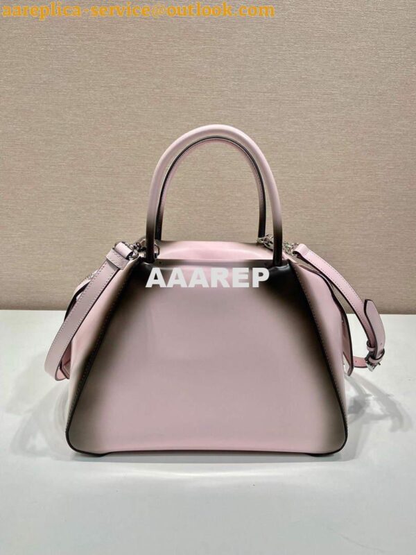 Replica Prada 1BA366 Small brushed leather Prada Supernova handbag Alabaster S 2