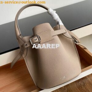 Replica Celine Big Bag Nano Bucket in Supple Grained Calfskin Beige 18 2