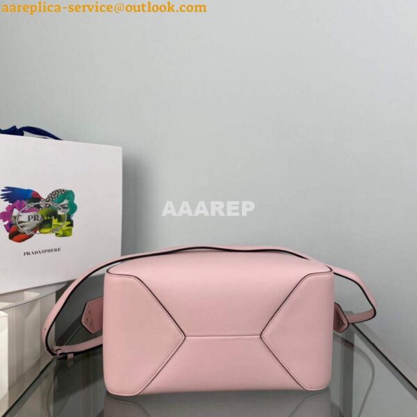 Replica Prada 1BA366 Small leather handbag Alabaster Pink 6