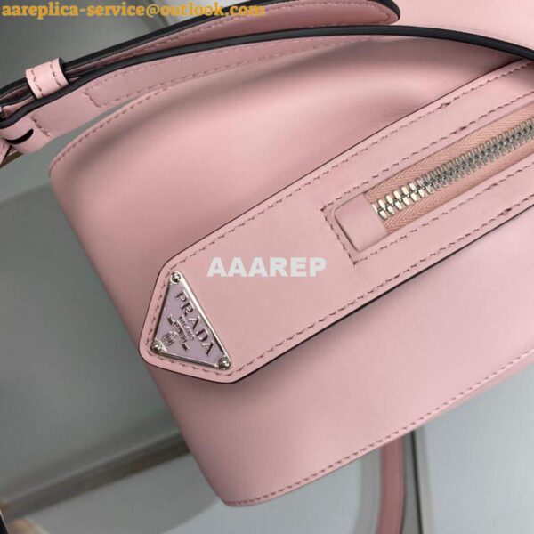 Replica Prada 1BA366 Small leather handbag Alabaster Pink 8