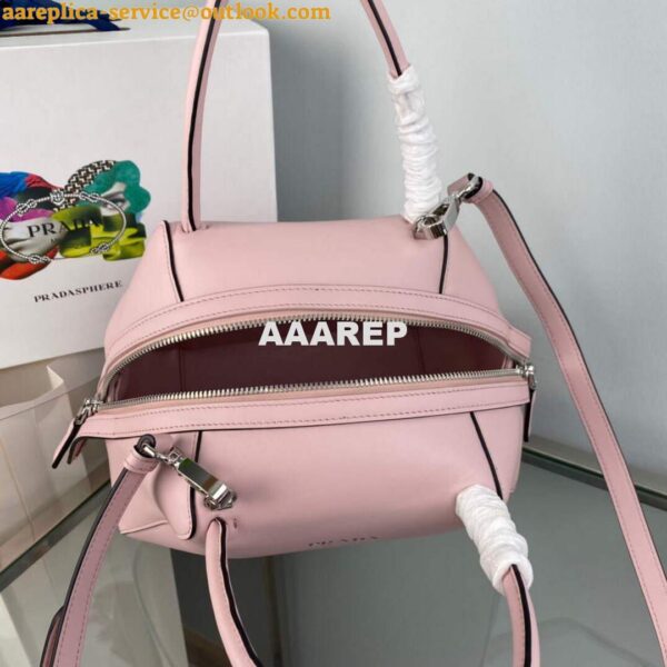 Replica Prada 1BA366 Small leather handbag Alabaster Pink 9