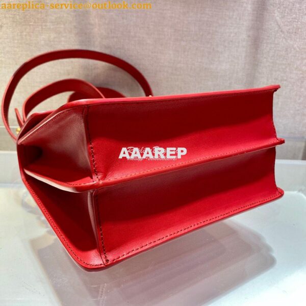 Replica Prada Saffiano Leather Symbole Bag 1BD270 Red 10