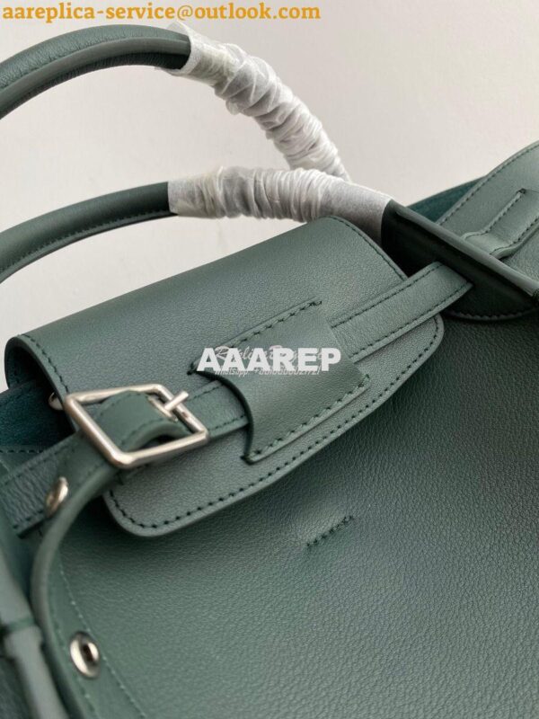 Replica Celine Big Bag With Long Strap In Smooth Calfskin Green 183313 6